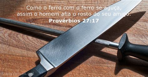 Provérbios 27 17 Versículo da Bíblia DailyVerses net