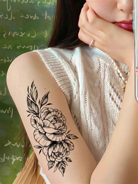 1sheet Flower Pattern Tattoo Sticker SHEIN USA