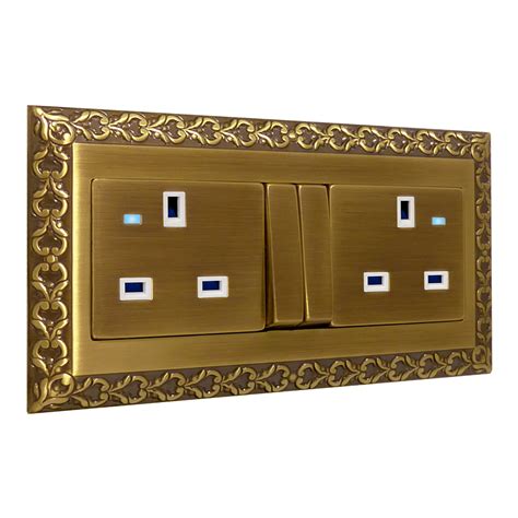 АНГЛИЙСКАЯ РОЗЕТКА FDBS122005OP - FEDE SWITCH & LIGHT