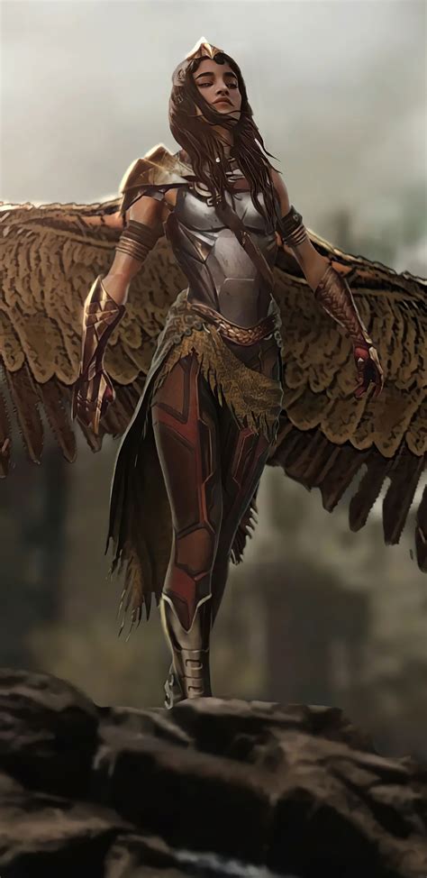 1440x2960 Sofia Boutella Concept Art As Hawkgirl 4k Samsung Galaxy Note