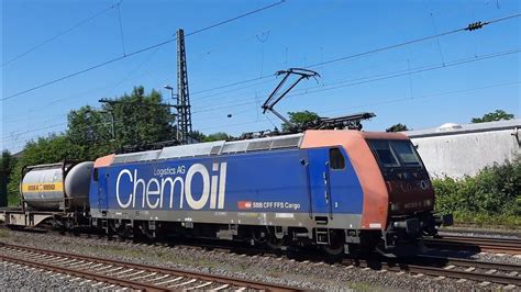 BR 482 028 8 ChemOil Mit Containerzug YouTube