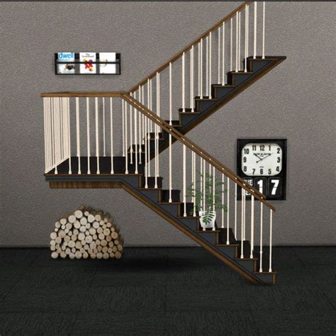 Sims Functional Spiral Staircase Mod