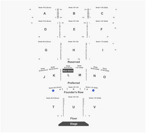 Row Santa Barbara Bowl Seating Chart, HD Png Download , Transparent Png ...