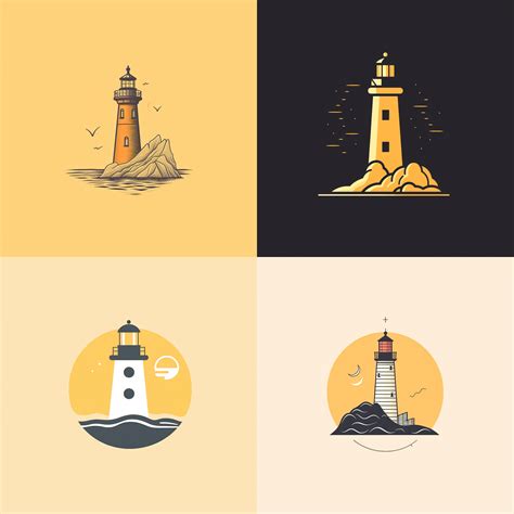 Lighthouse Logo Lighthouse Round Logo Logo