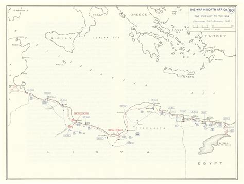 World War 2 North Africa Nov 1942 Feb 1943 Pursuit To Tunisia 1959