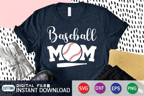 Baseball Mom T Shirt Baseball Svg Graphic By Funnysvgcrafts · Creative Fabrica