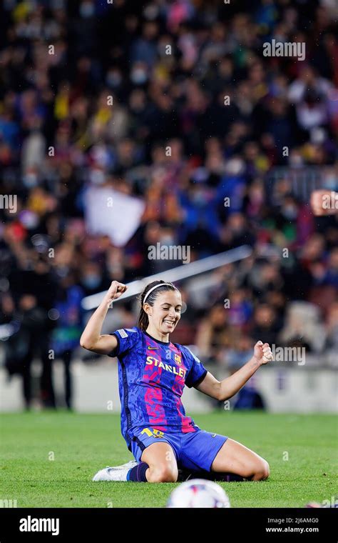 Barcelona Mar Aitana Bonmati Celebrates After Scoring A Goal