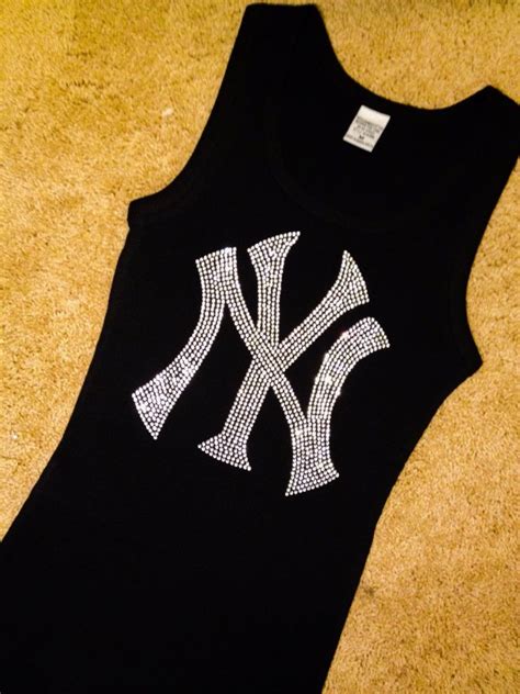 New York Yankees Baseball Rhinestone Emmas Team New York Yankees