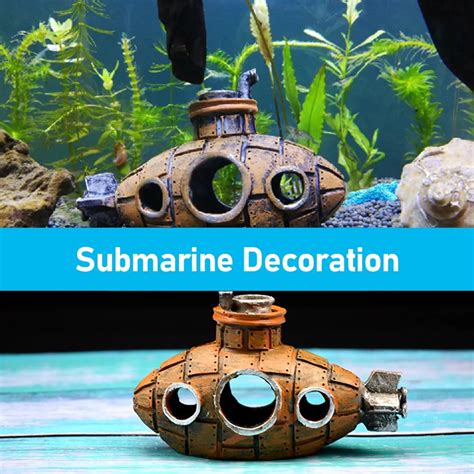 Fish Tank Small Fish Hiding House Resin Submarine Decoration Ornaments