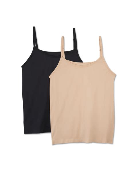 Fit For Me By Fruit Of The Loom Womens 2 Pack Seamless Cami Fruit Us