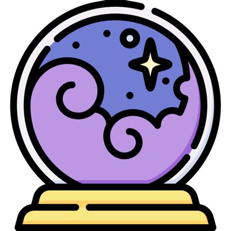 Crystal Ball Special Lineal Color Icon