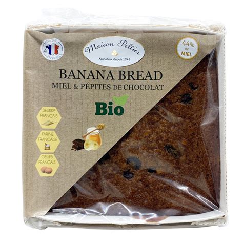 Banana Bread au Miel et Pépites de Chocolat BIO Greenweez