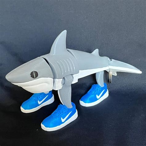 Brinquedo Tralalero Tralala - Tralalero Tralala Brinquedo Articulado – 14 cm - Italian Brainrot 3D ...