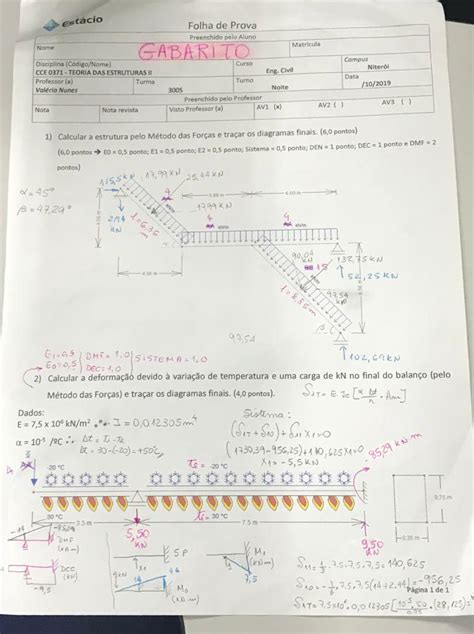Av Teoria Das Estruturas Ii Gabarito Valeria Estacio Niteroi
