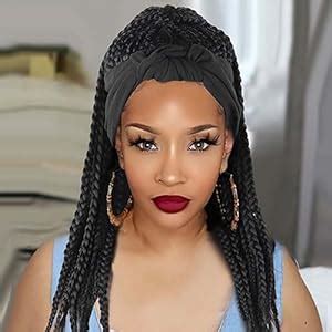 Amazon Leosa Cornrow Braided Wig Headband Wigs For Black Women