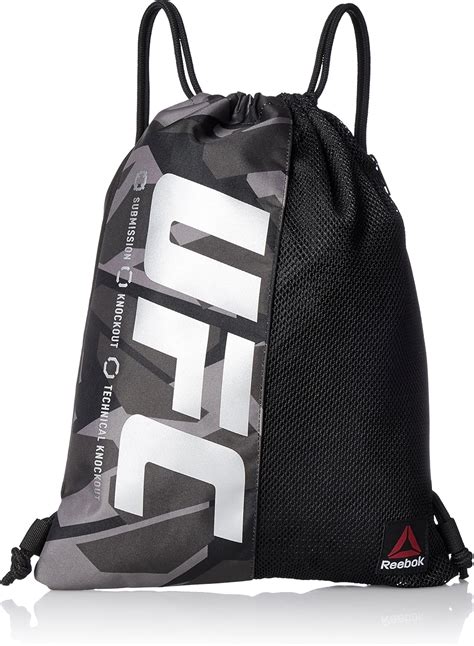 Reebok UFC Gym Bags, Unisex Adult, Black, One Size: Amazon.co.uk ...