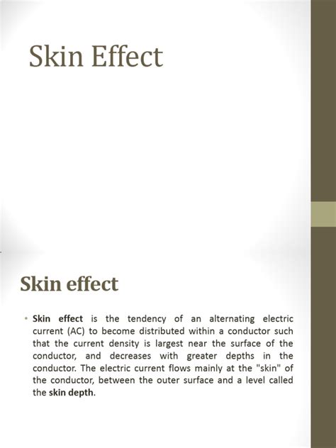 Skin Effect | PDF