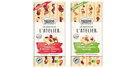 Nestlé Lance Deux Tablettes Au Chocolat Blanc