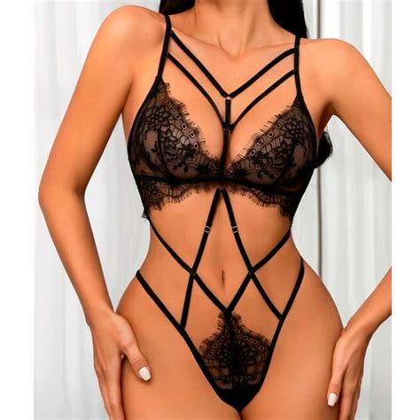 Promoção Lingerie Feminina Sensual sem Bojo em Renda Detalhe em