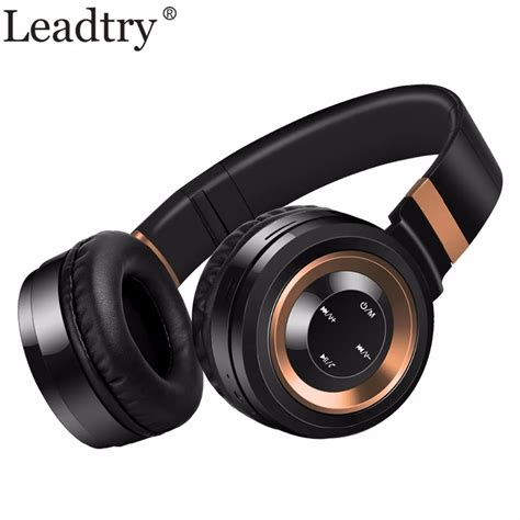 LeadTry Wireless and Wried Headphones Bluetooth with Microphone Support ...