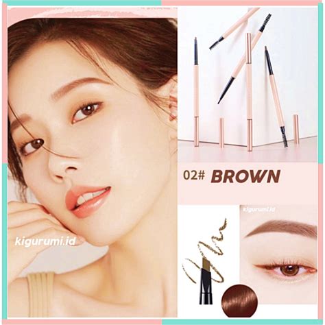 Jual Lameila Gold Pink Pensil Alis Eyebrow Geometry Colors Double Heads