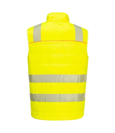 Gilet Softshell Haute Visibilit Dx Jaune Noir Portwest