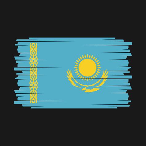 Kazakhstan Flag Vector 21974898 Vector Art at Vecteezy