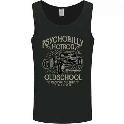 Psychobilly Hotrod Hot Rod Dragster Gilet Pour Homme Eur Picclick Fr