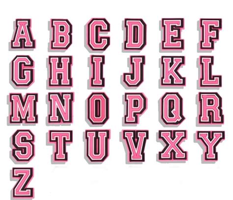 Pink Alphabet, Letters A-Z - Etsy