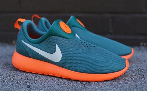 Miami Dolphins Nike Roshe Run Slip-On- SneakerFiles