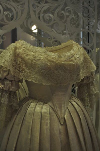 Queen Victoria Wedding Gown On Display At Kensington Palace London