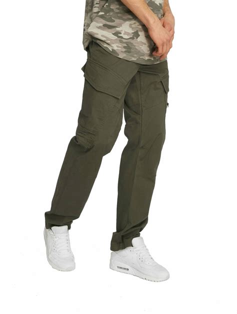 BRANDIT MEN ADVEN SLIM FIT TROUSERS OLIVE 9470 1 Hiphopshop Gr