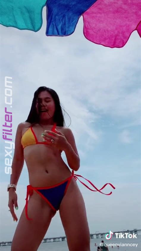 Pretty Virgie Ann Casteel In Bikini At The Beach Sexyfilter