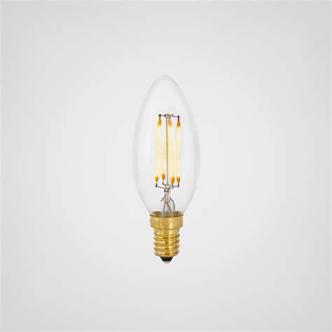 Ampoule Led Filaments E Candle W Tala Transparent Made In Design