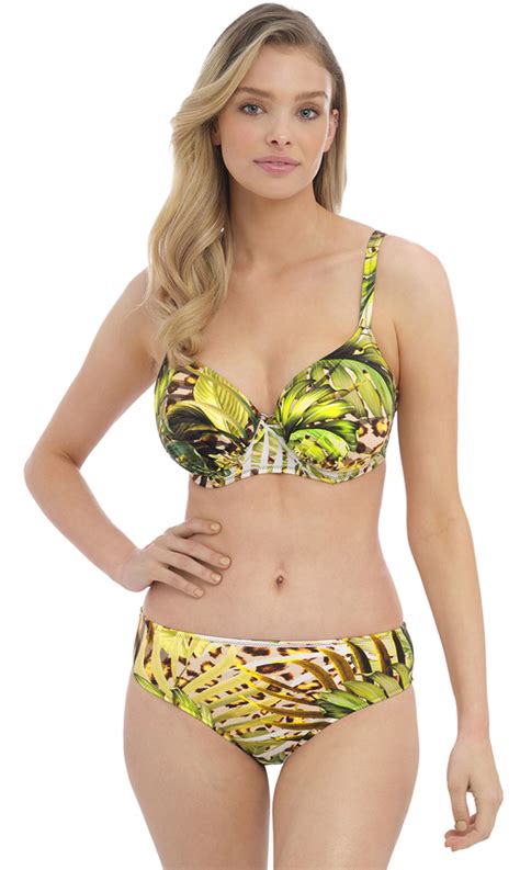 Fantasie Kabini Oasis Tankini Full Cup Bandeau Bikini Bra Swimsuit