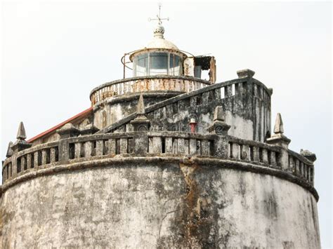 Fort Aguada and Its Lighthouse Stock Image - Image of candolim, india: 111028937