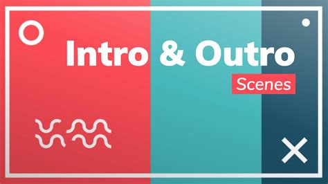 Intro And Outro Scenes Video Template Editable Youtube