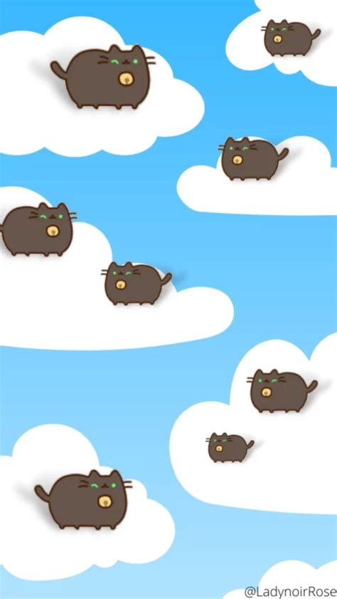 Background Pusheen Wallpaper - EnWallpaper