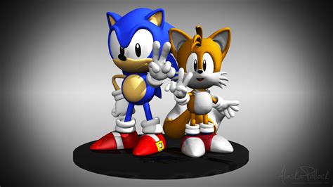 Sonic and Tails - Figures by Alaska-Pollock on DeviantArt