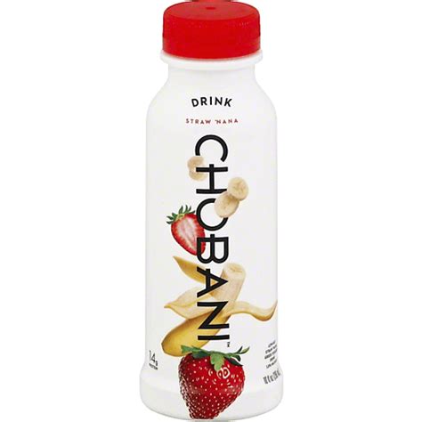 Chobani Strawberry Banana Low Fat Greek Yogurt Drink Fl Oz Bottle