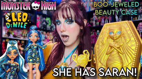 We Won Monster High G3 Cleo De Nile Boo Jeweled Beauty Case Doll Review And Unboxing Youtube