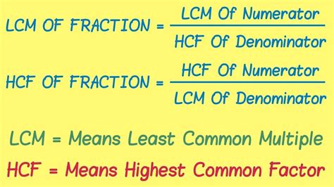 Lcm Hcf Concept Part Youtube