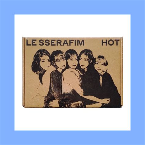 Jual Le Sserafim Hot Tin Case Ver Mini Album Vol 5 Official Shopee Indonesia