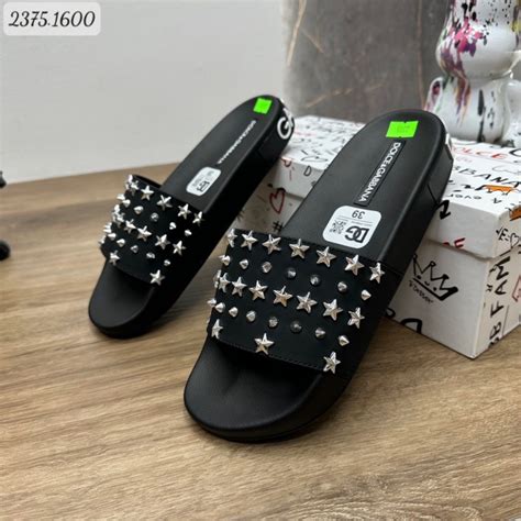 Dép đính đá NGÔI SAO siêu hot Dép nam nữ boy phố dép DG đính ngôi sao cực chất Shopee Việt Nam
