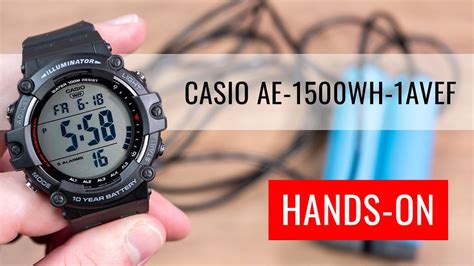 HANDS ON Casio Collection Youth AE 1500WH 1AVEF YouTube