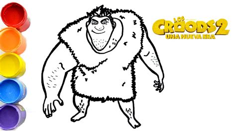 Muy F Cilhow To Draw The Croods Grug Como Dibujar A Grug De Los