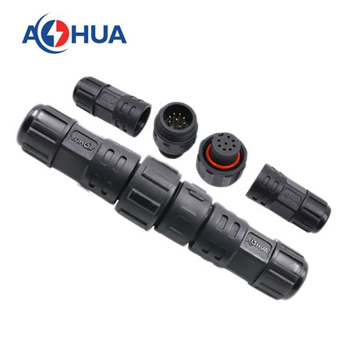 M16 Male Female Power Electrical Wire Ip68 7 Pin Waterproof Connector