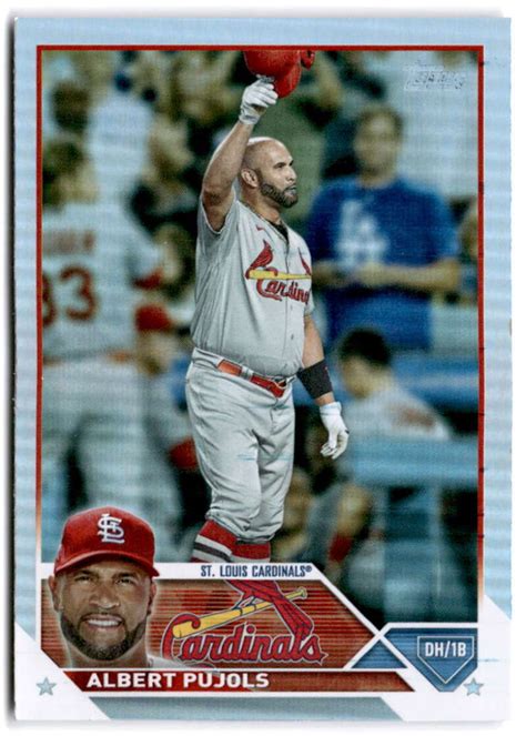 Topps Rainbow Foil Albert Pujols St Louis Ubuy India