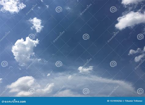 Nuvens Fundo Dos Azul C U C U Azul Fundo Das Nuvens Foto De Stock