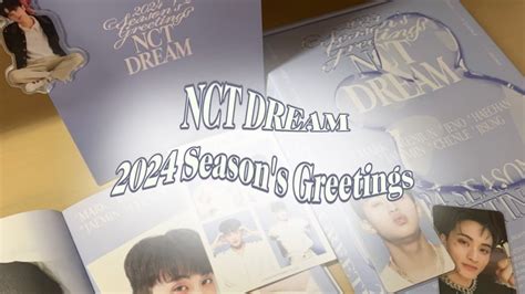 NCT DREAM 2024 season s greetings unboxing 엔시티드림 시즌그리팅 언박싱 YouTube